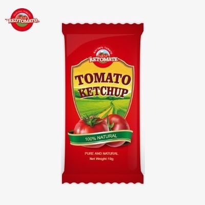 10 grammes de ketchup de tomate, goût sucré et riche, goût pur et naturel