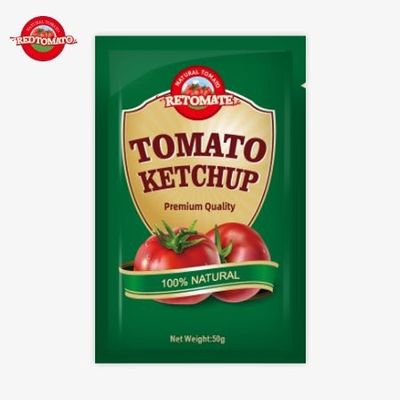 Des sachets de ketchup de 50g de qualité supérieure de Chine certifiés par ISO HACCP et FDA disponibles à des prix d'usine