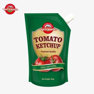 OEM 100g Sachet naturel de ketchup HACCP Normes de la FDA Chine Prix d'usine