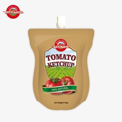 Nous offrons des sachets de ketchup de 140 g qui répondent aux normes internationales et sont disponibles à des prix d'usine.