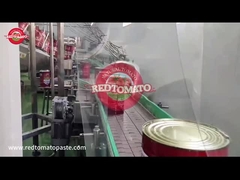 Retomate de marque propre 4500g de pâte de tomate en conserve avec une teneur en Brix de 28-30% dans la production