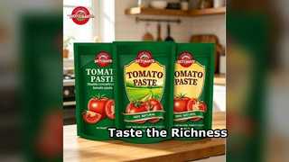 Pochette debout pour pâte de tomate 80 g